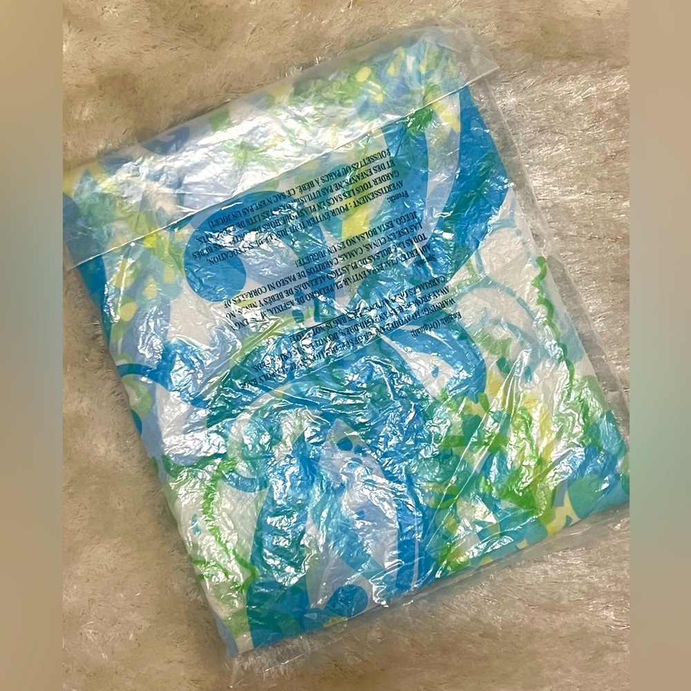 NWT🩵LILLY PULITZER 4 KINGSTON MAXI CAFTAN CRYSTAL COAST GRAIL FIND!!!🩵 - Picture 12 of 13